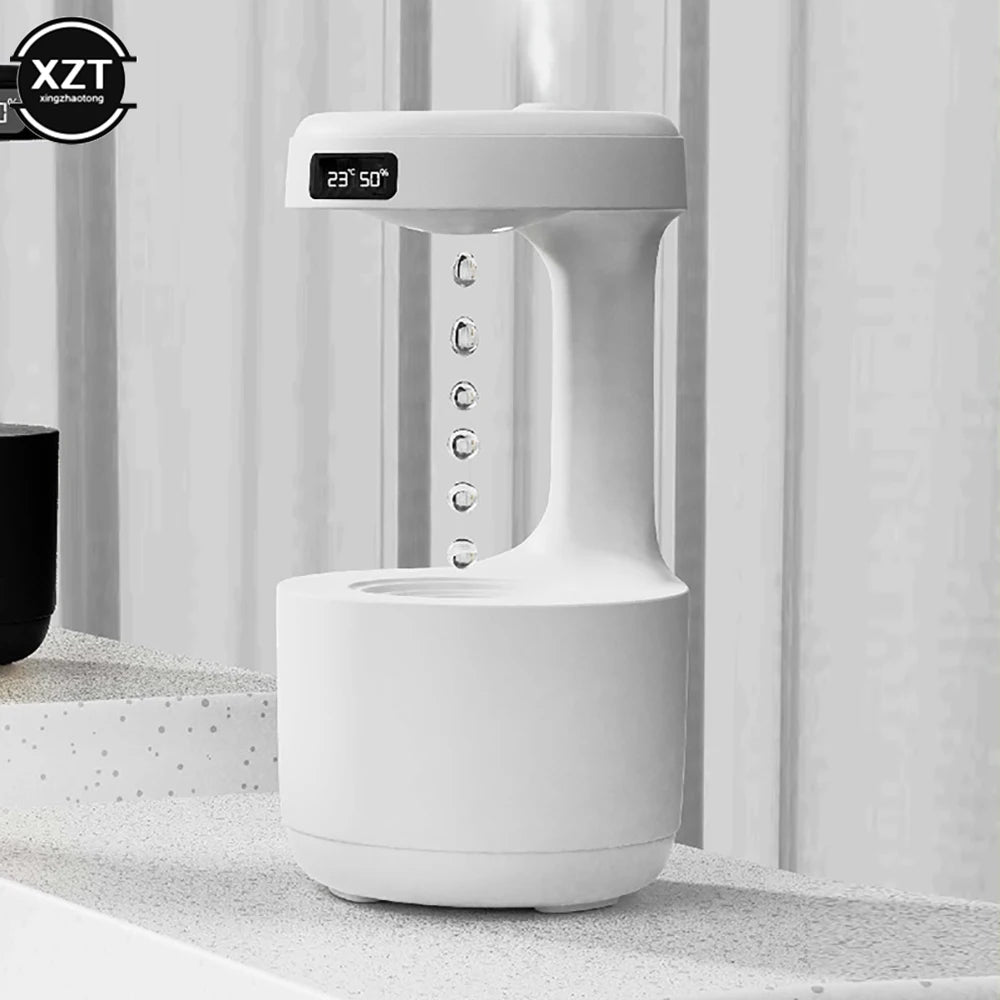 Levitation Mist: Anti-Gravity Humidifier with Purifying Light