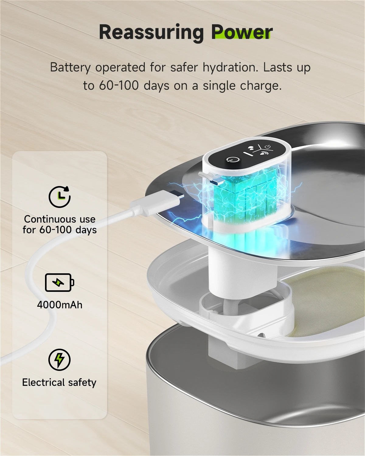 AquaFreedom: fuente inalámbrica para mascotas con sensor inteligente 