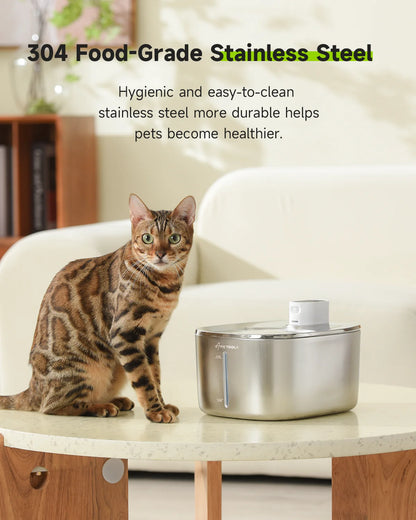 AquaFreedom: Cordless Pet Fountain with Smart Sensor